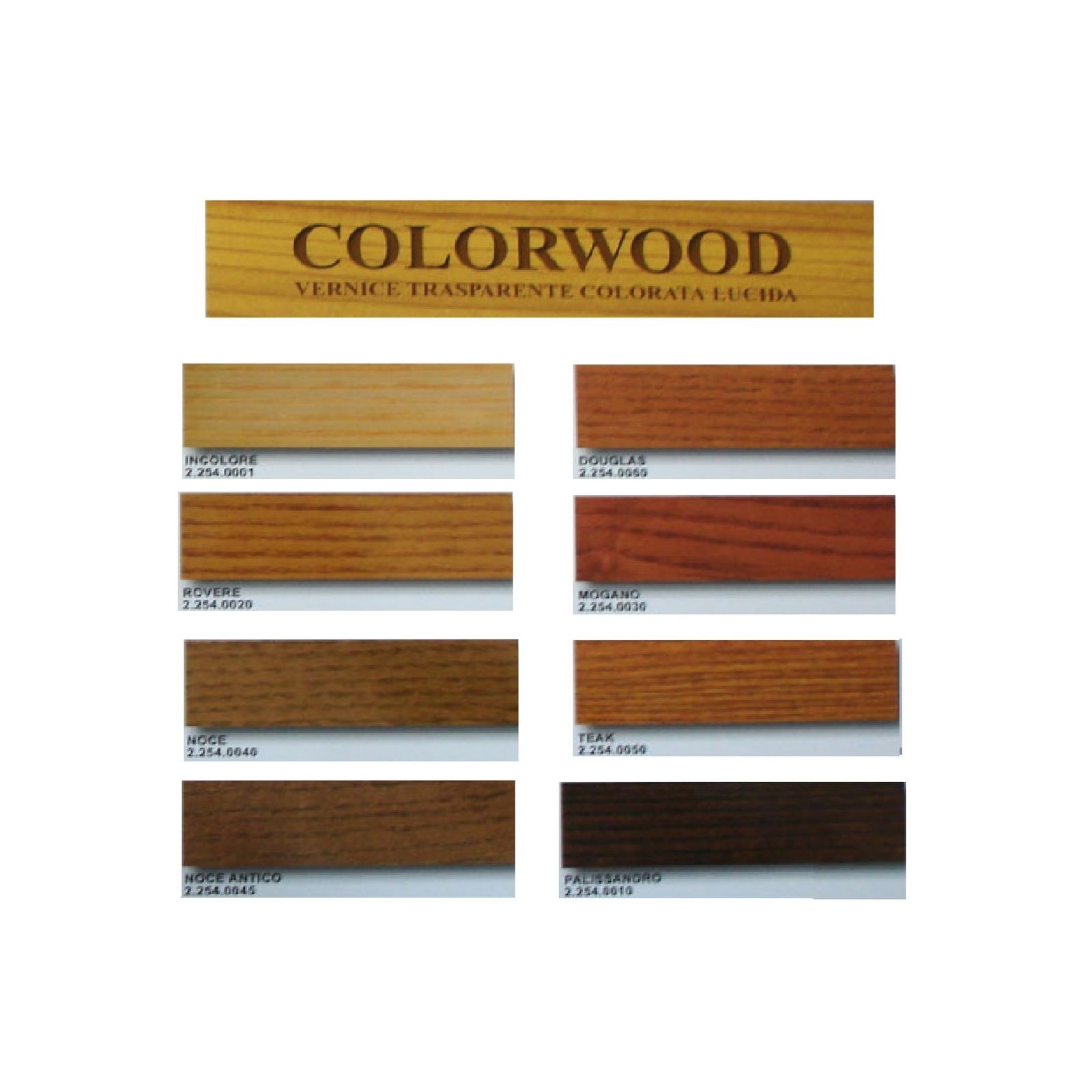 Colorwood Vernice per legno pronta all'uso 0,75 l