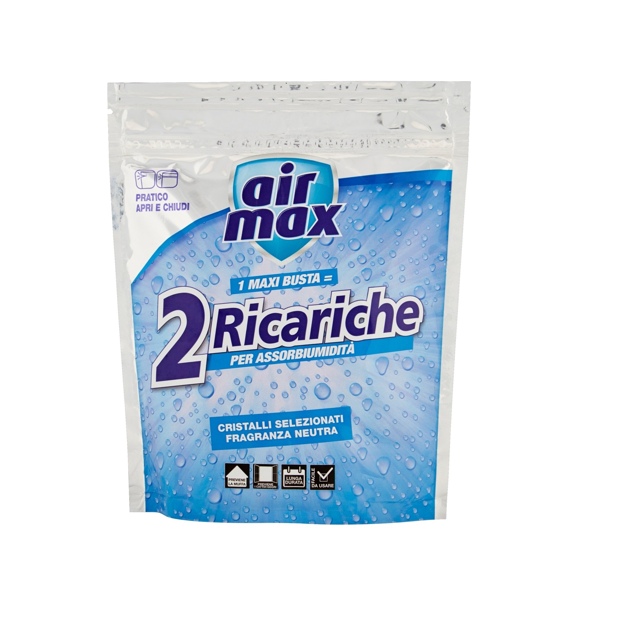 RICARICA SALI ASSORBIUMIDITA' AIRMAX 2x450 g + 1x450 RICARICA SALI ASSORBIUMIDITA' AIRMAX 2x450 g + 1x450